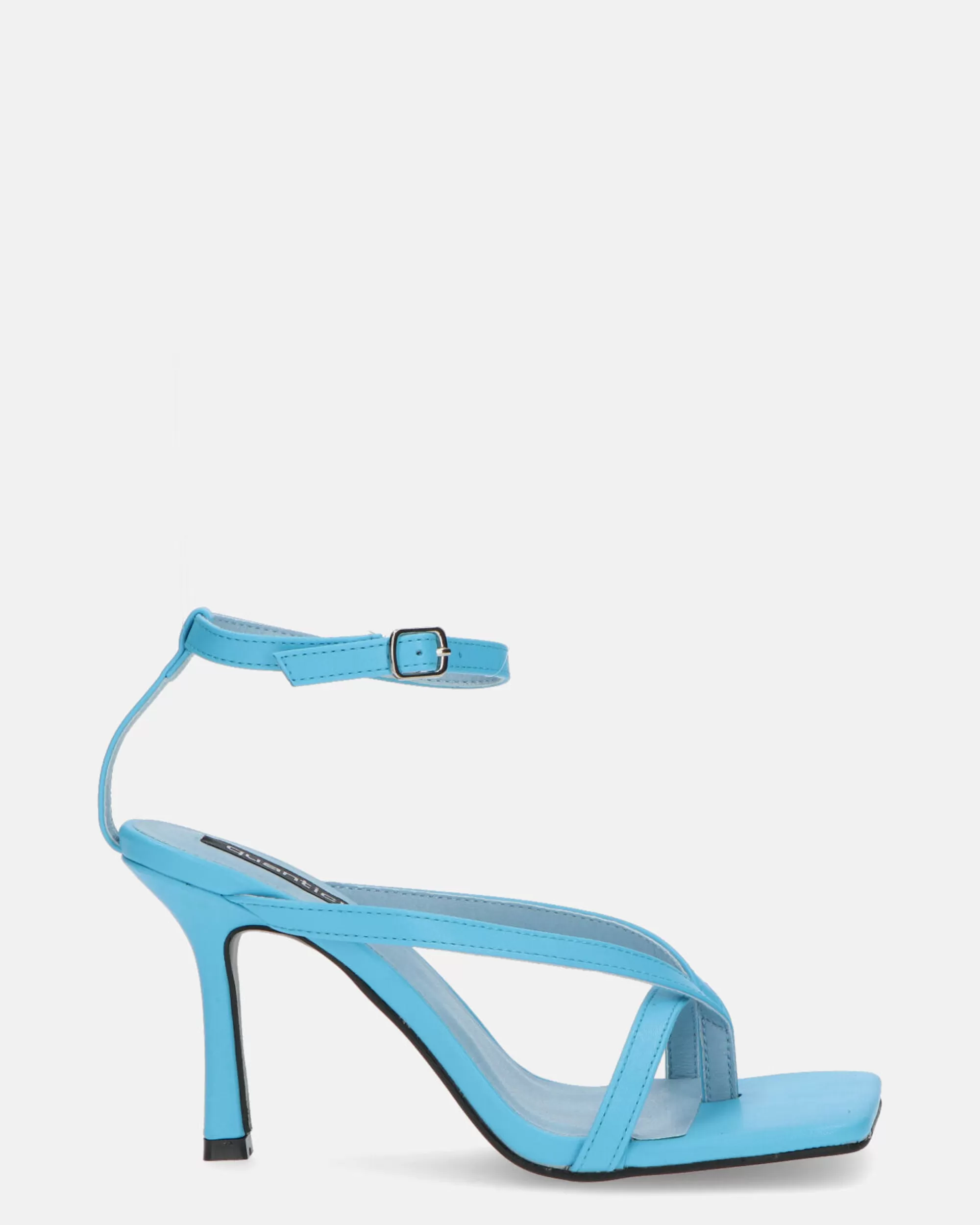 Quanticlo Adele - Sandalo Infradito Con Tacco Blu Clearance