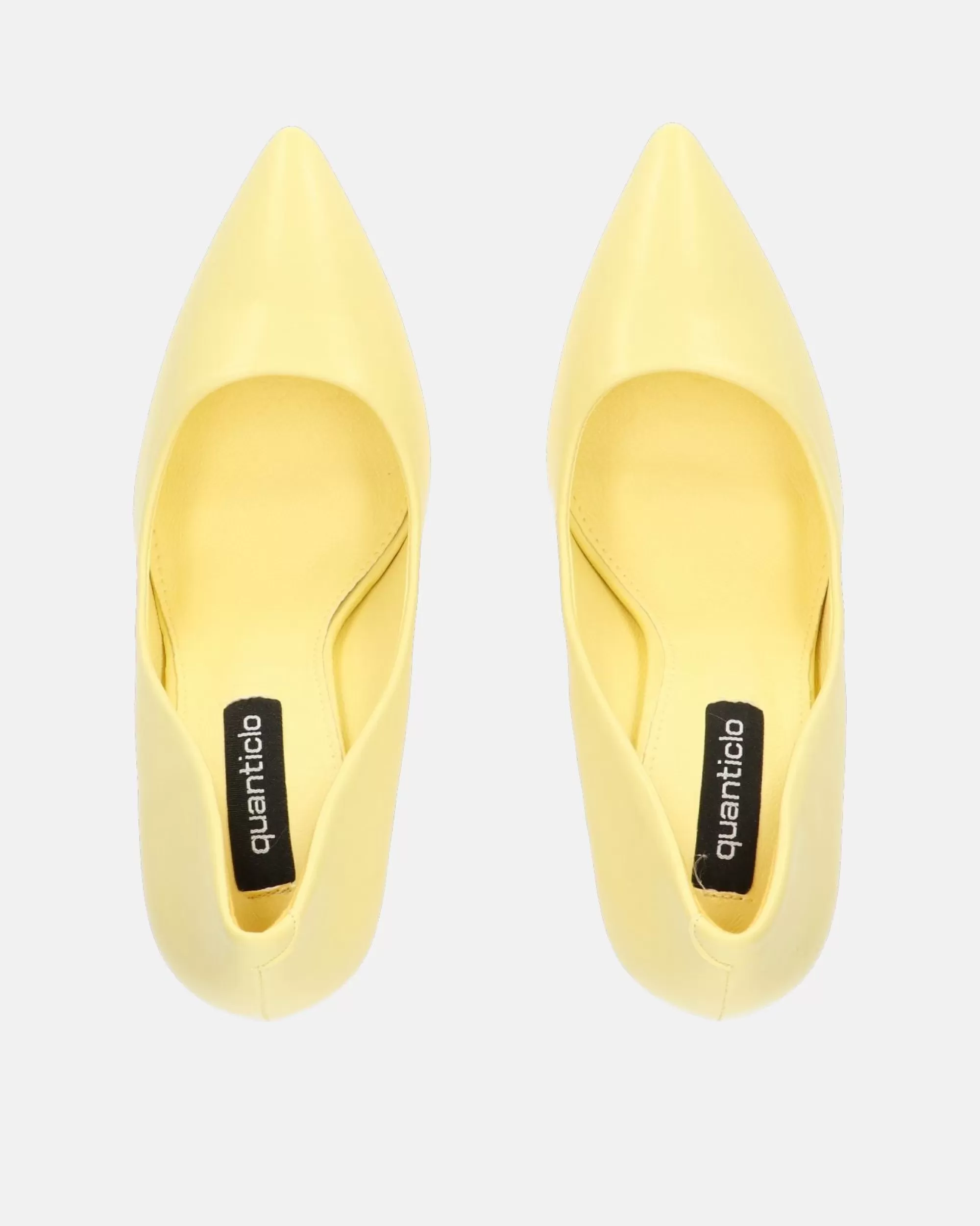 Quanticlo Consuelo - Decollete In Pu Giallo Flash Sale