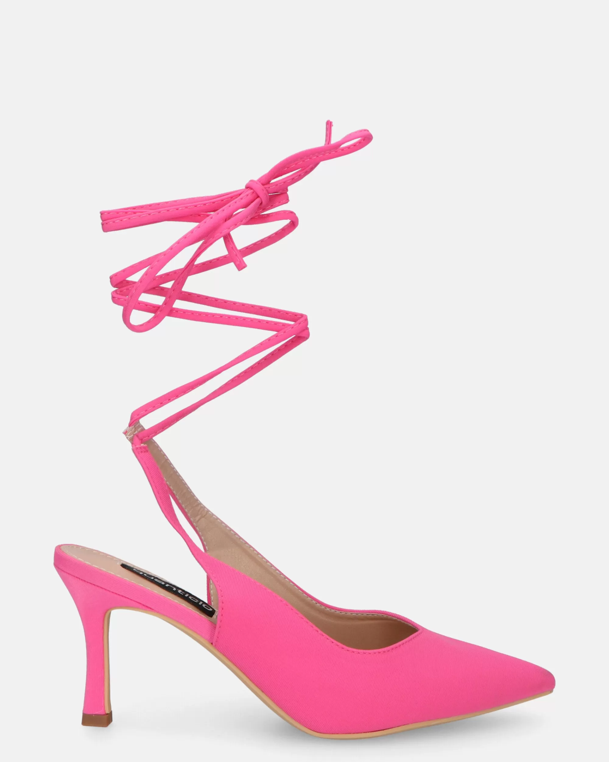 Quanticlo Iole - Scarpe Con Tacco A Spillo In Lycra Fuchsia Cheap