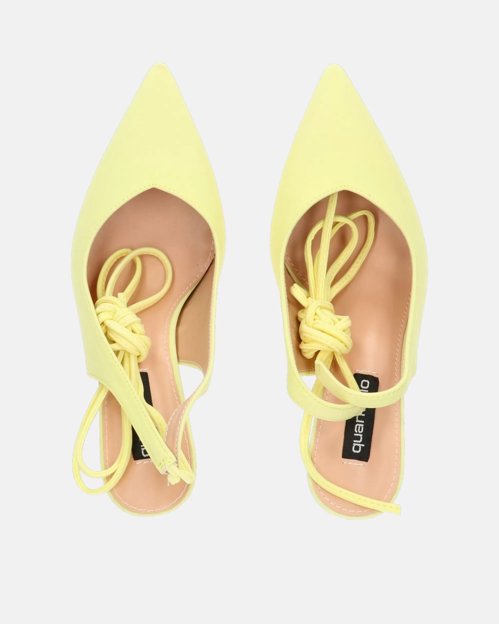 Quanticlo Iole - Scarpe Con Tacco A Spillo In Lycra Giallo Shop