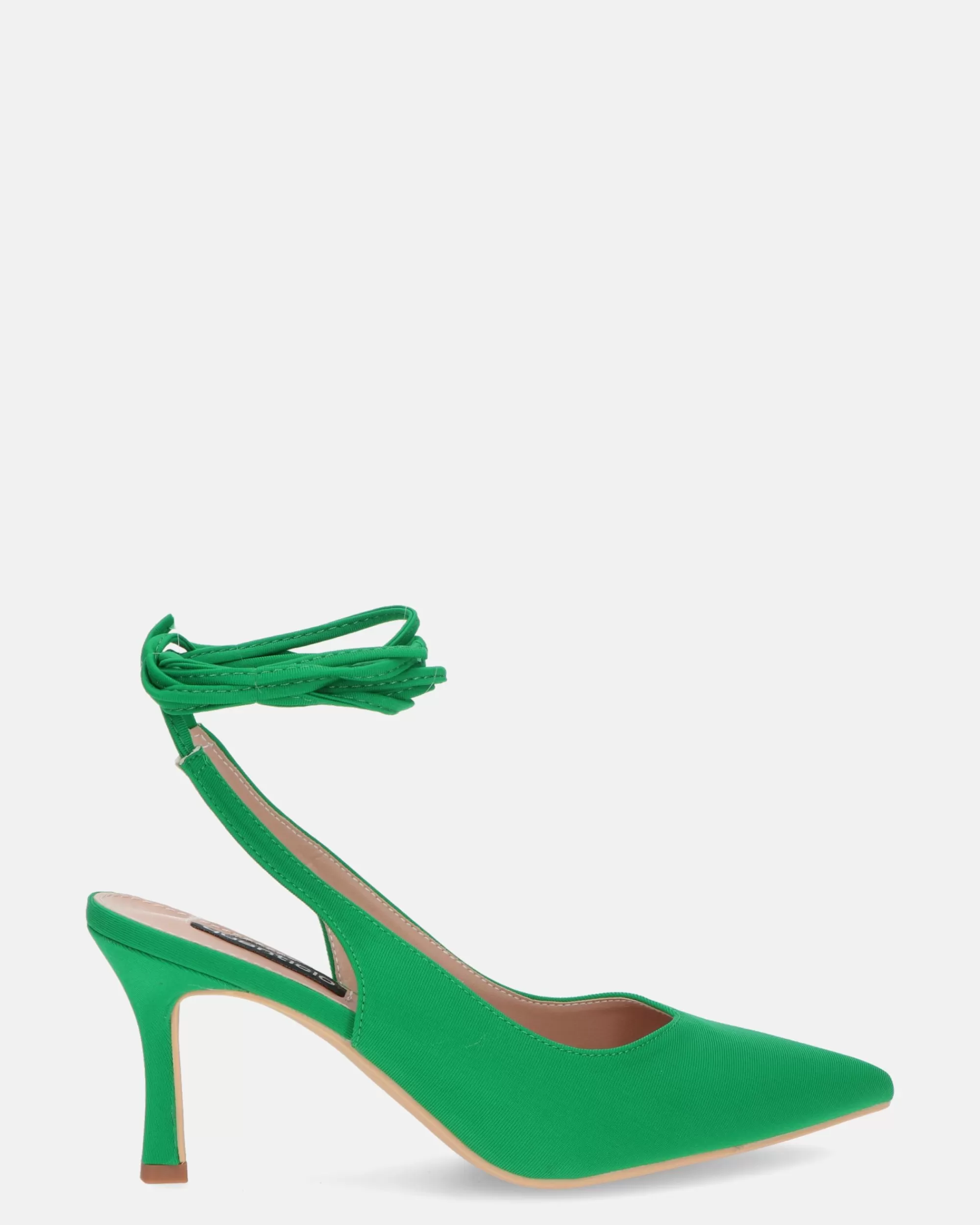 Quanticlo Iole - Scarpe Con Tacco A Spillo In Lycra Verde Best Sale