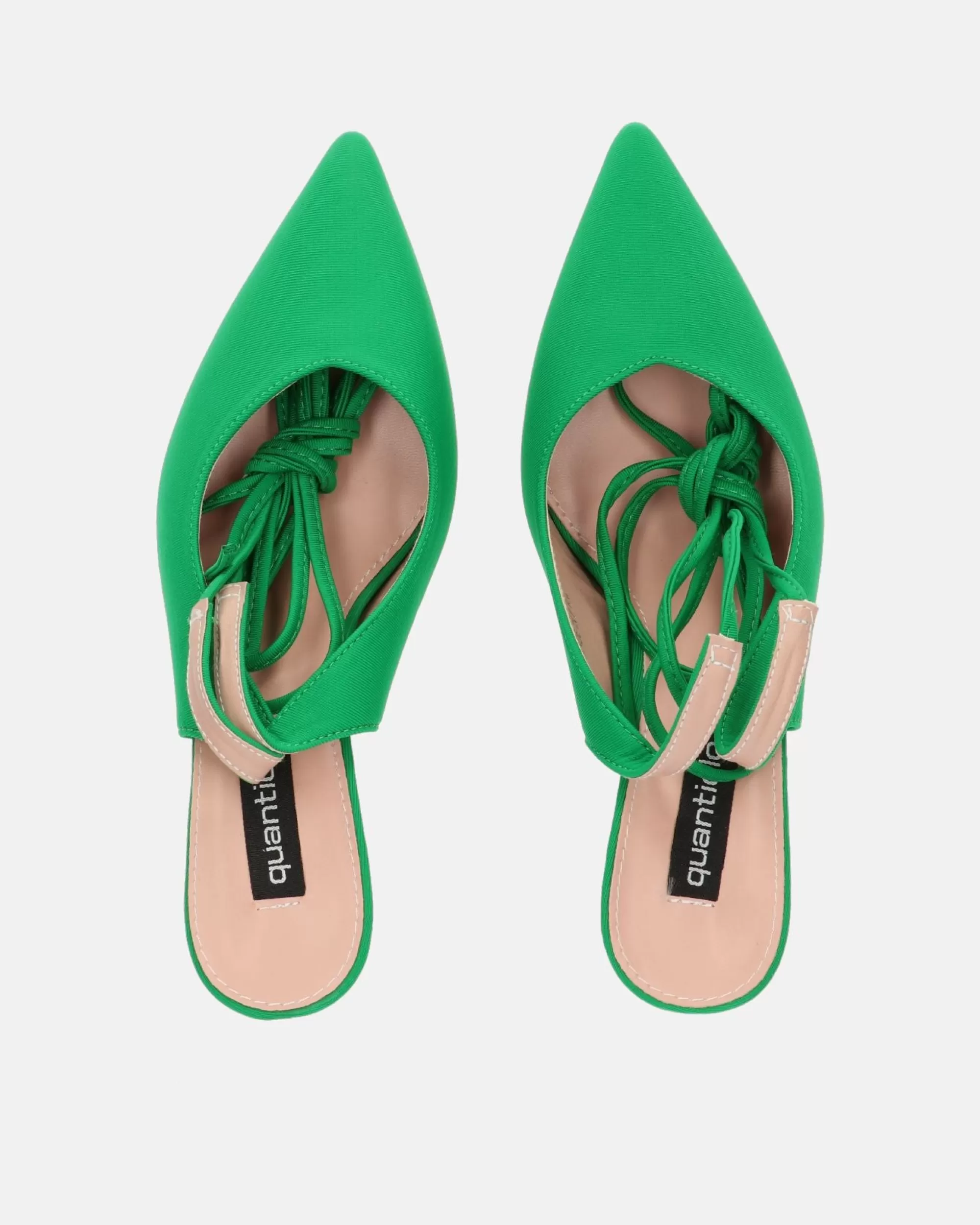 Quanticlo Iole - Scarpe Con Tacco A Spillo In Lycra Verde Best Sale