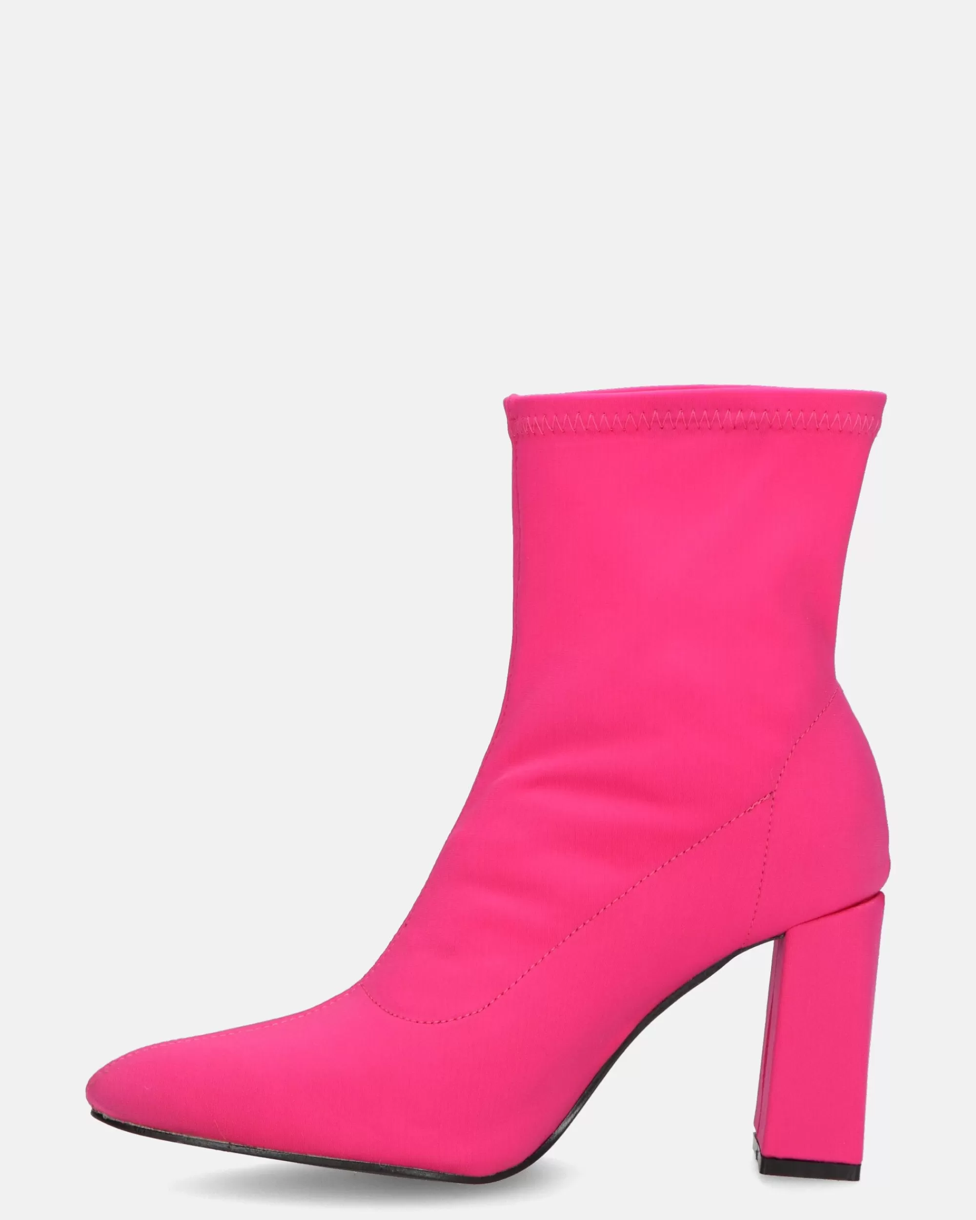 Quanticlo Margot - Stivaletti In Lycra Fucsia Con Tacco Outlet