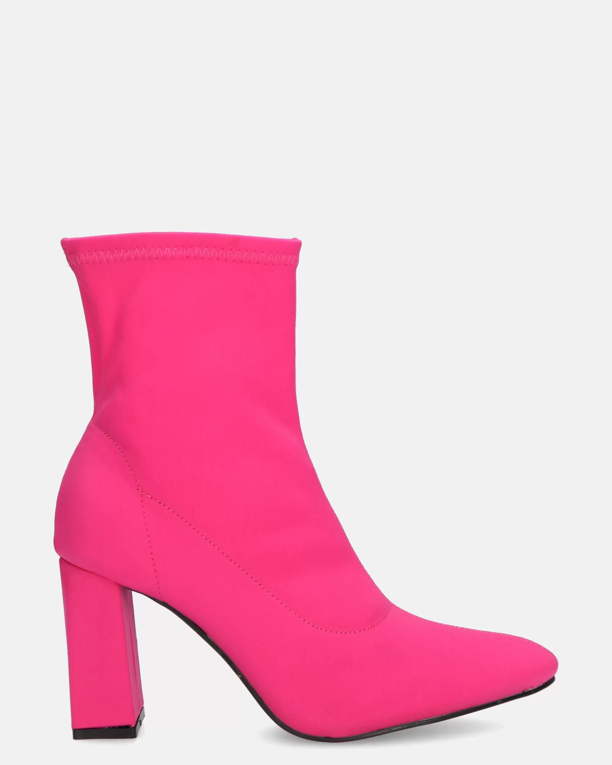 Quanticlo Margot - Stivaletti In Lycra Fucsia Con Tacco Outlet