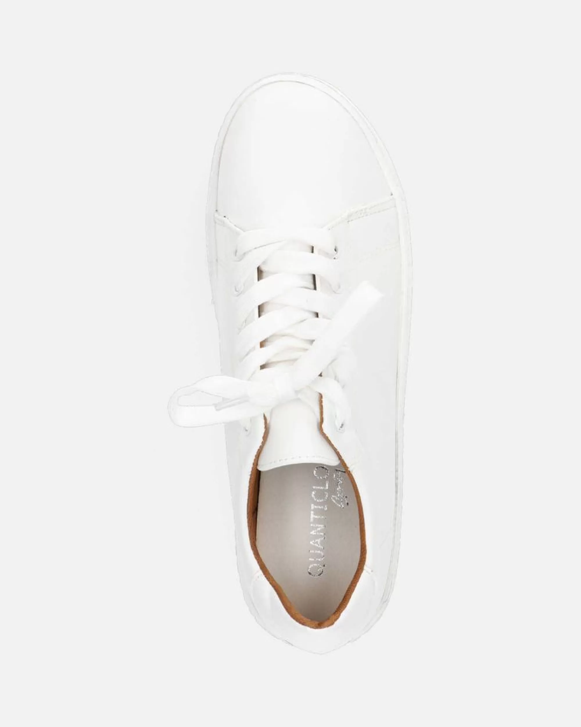 Quanticlo Sporty - Nanette - Platform Sneakers In White Hot