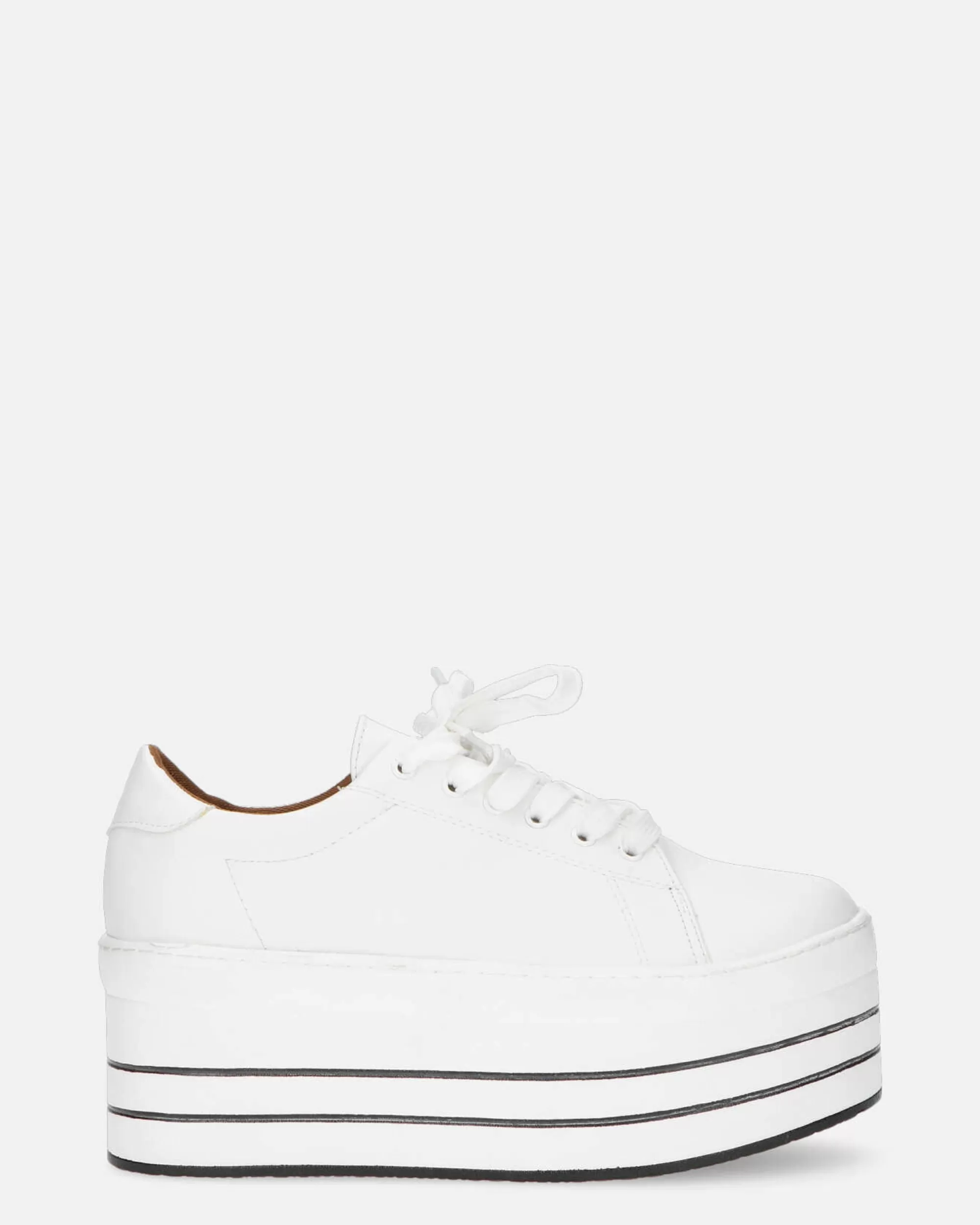 Quanticlo Sporty - Nanette - Platform Sneakers In White Hot