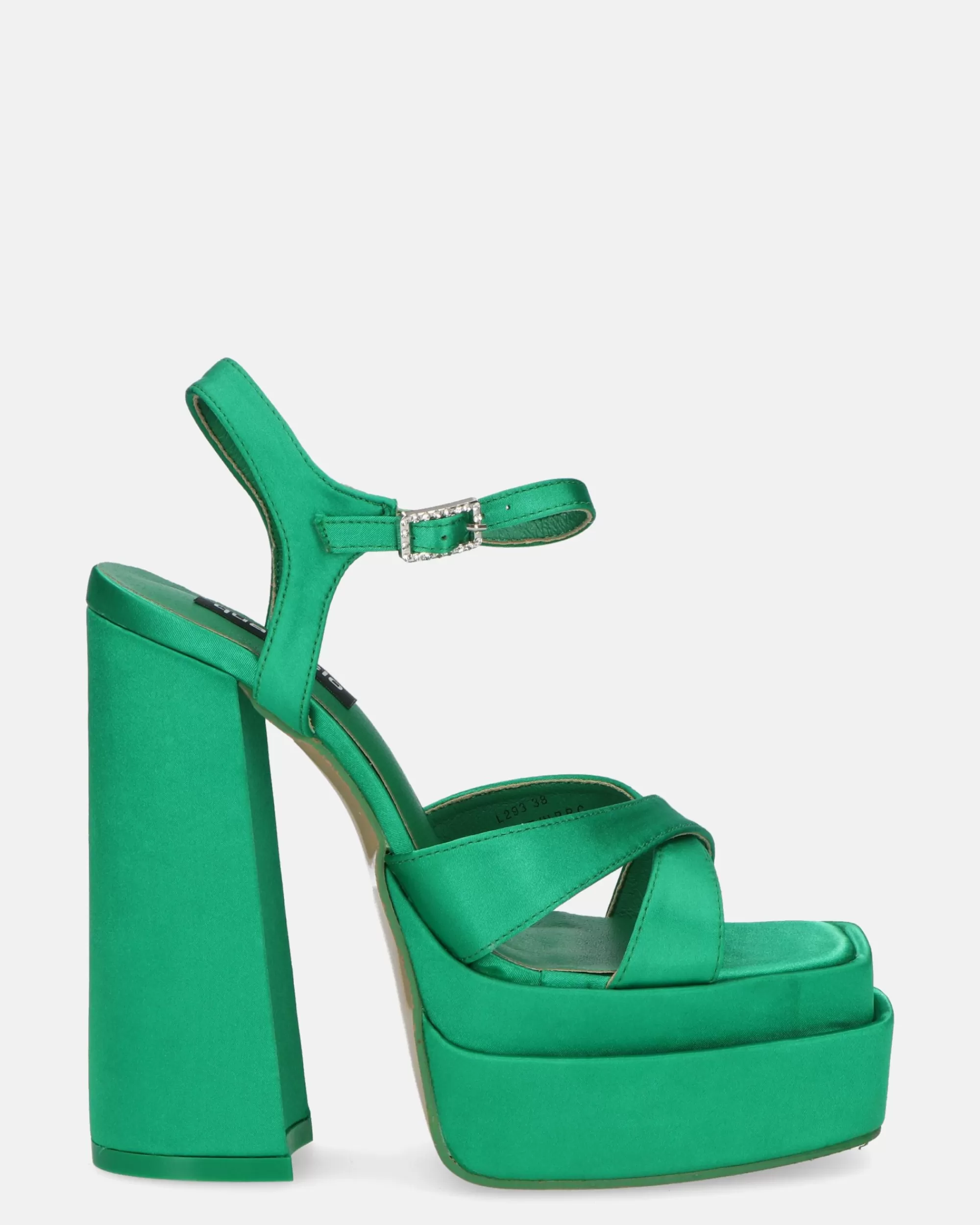 Quanticlo Soave - Scarpe Con Tacco Alto In Lycra Verde Online