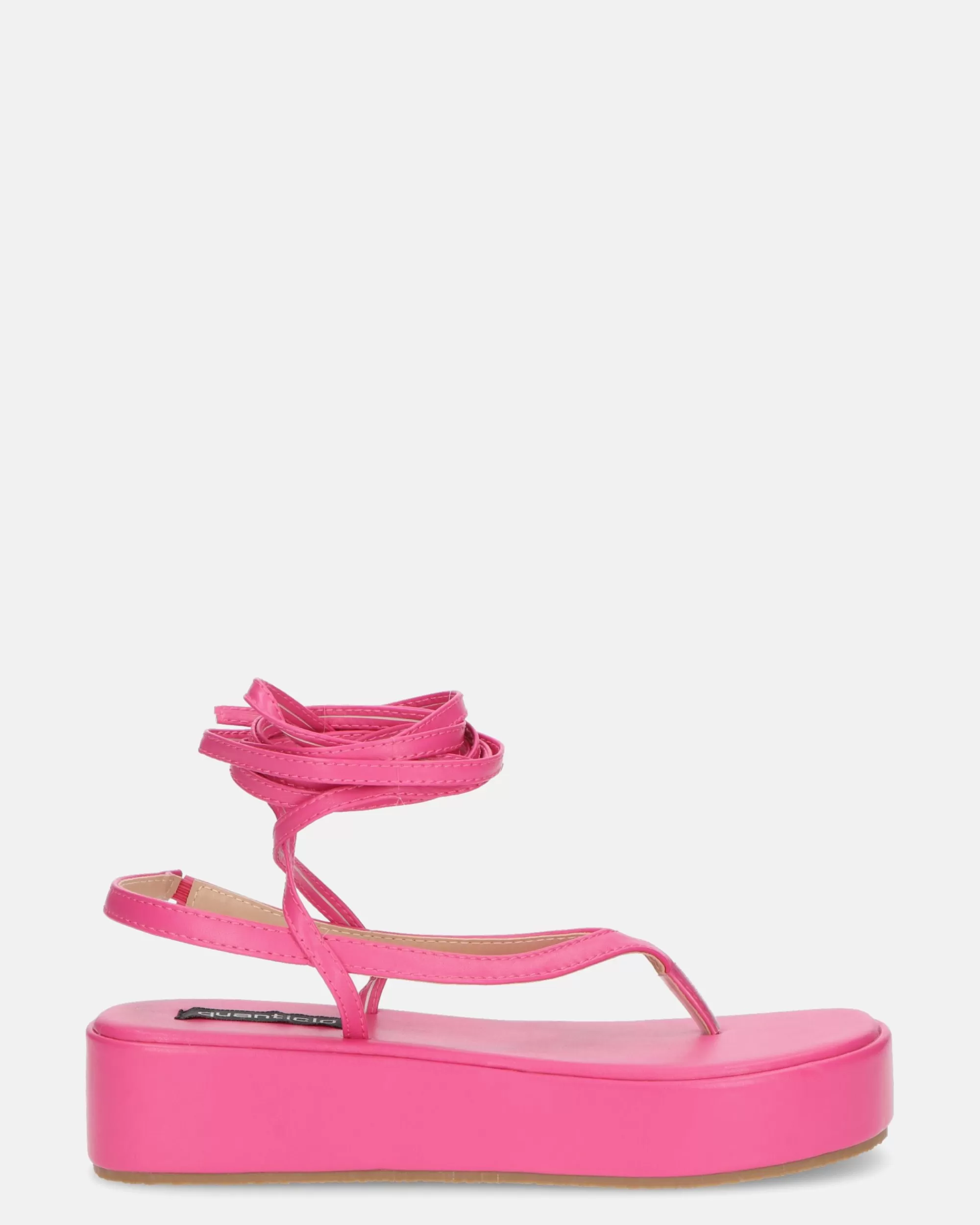 Quanticlo Yuliya - Sandali Platform Fucsia Hot